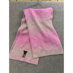 rag & bone 84" x 14" Alpaca Wool Blend Ombre Scarf Pink Beige Gradient